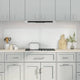 Vidaxxl salpicadero de cocina 2 uds cristal templado transparente 90 x 50 cm