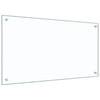 Vidaxxl salpicadero de cocina 2 uds cristal templado transparente 90 x 50 cm