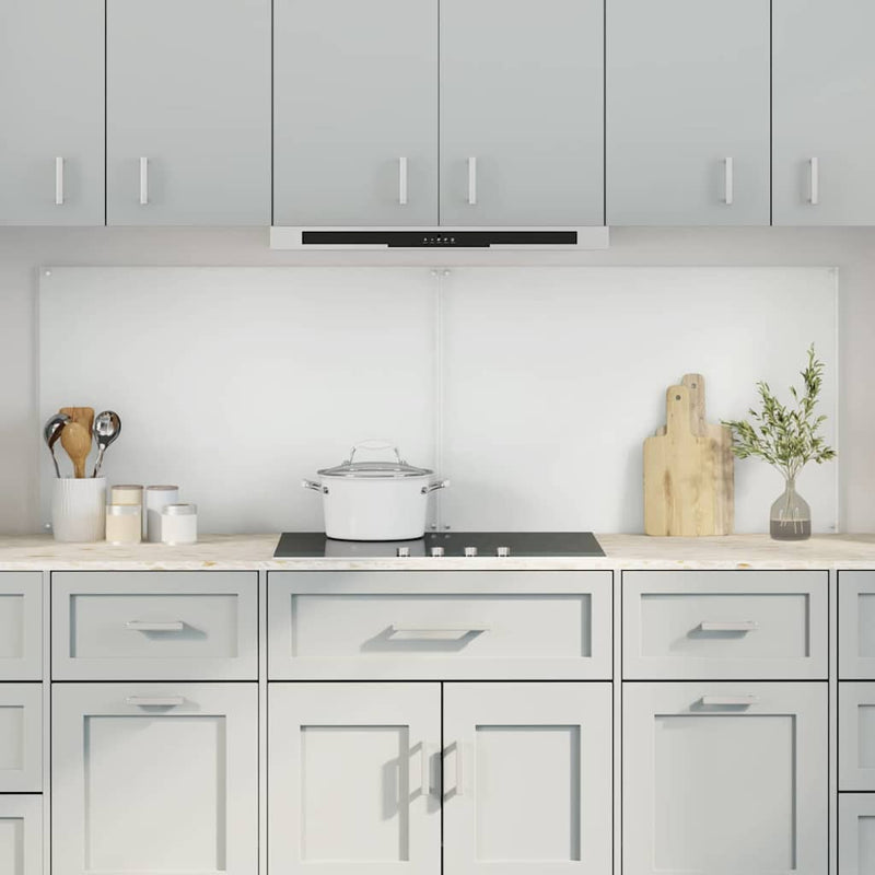 Vidaxxl salpicadero de cocina 2 uds cristal templado transparente 90 x 60 cm