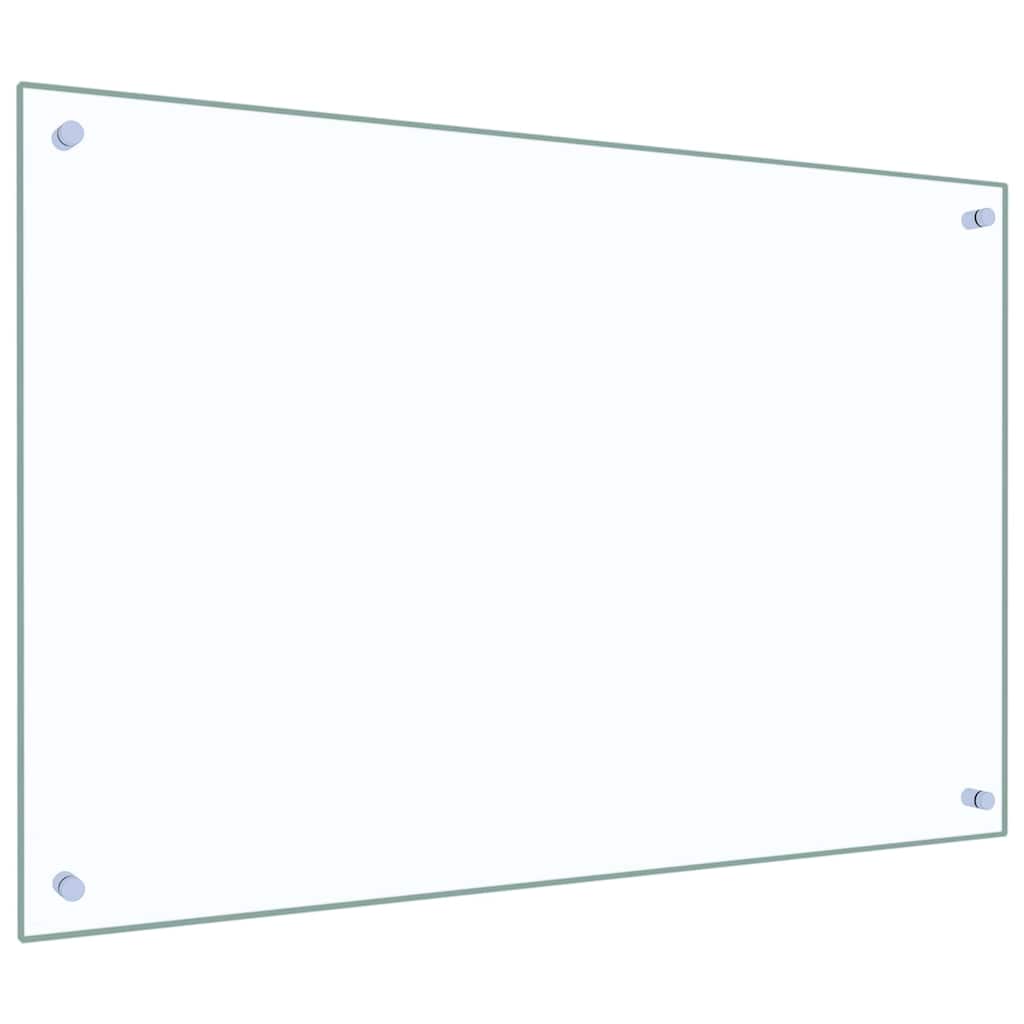 Vidaxxl salpicadero de cocina 2 uds cristal templado transparente 90 x 60 cm