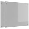Vidaxxl salpicadero de cocina 2 piezas gris claro 70 x 60 cm vidrio templado