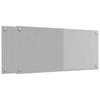 Vidaxxl salpicadero de cocina 2 piezas gris claro 90 x 40 cm vidrio templado