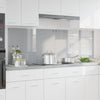 Vidaxxl salpicadero de cocina 2 piezas gris claro 90 x 60 cm vidrio templado