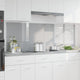 Vidaxxl salpicadero de cocina 2 piezas gris claro 90 x 60 cm vidrio templado