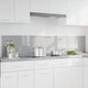 Vidaxxl salpicadero de cocina 2 piezas gris claro 100 x 40 cm vidrio templado