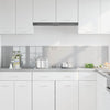 Vidaxxl salpicadero de cocina 2 piezas gris claro 100 x 40 cm vidrio templado