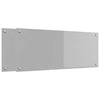 Vidaxxl salpicadero de cocina 2 piezas gris claro 100 x 40 cm vidrio templado