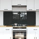 Vidaxxl salpicadero de cocina 2 piezas gris oscuro 70 x 60 cm vidrio templado