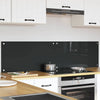 Vidaxxl salpicadero de cocina 2 piezas gris oscuro 80 x 40 cm vidrio templado