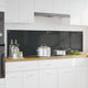 Vidaxxl salpicadero de cocina 2 piezas gris oscuro 90 x 50 cm vidrio templado