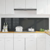 Vidaxxl salpicadero de cocina 2 piezas gris oscuro 90 x 50 cm vidrio templado