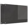 Vidaxxl salpicadero de cocina 2 piezas gris oscuro 90 x 60 cm vidrio templado