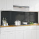 Vidaxxl salpicadero de cocina 2 piezas gris oscuro 100 x 60 cm vidrio templado