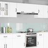 VidaXL salpicadero de cocina 2 piezas blanco 120 x 40 cm vidrio templado