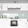 VidaXL paraschizzi cucina 2 pezzi in vetro temperato bianco 120 x 40 cm