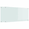 Vidaxl keuken spatscherm 2 pcs wit 120 x 60 cm gehard glas