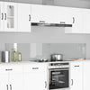 Paraschizzi cucina Vidaxxl 2 pezzi in vetro temperato trasparente 110 x 40 cm