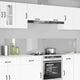 Vidaxxl salpicadero de cocina 2 uds cristal templado transparente 110 x 40 cm