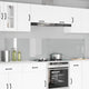 VidaXL salpicadero de cocina 2 uds cristal templado transparente 110 x 50 cm