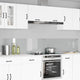 VidaXL salpicadero de cocina 2 uds cristal templado transparente 120 x 40 cm