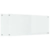 VidaXL salpicadero de cocina 2 uds cristal templado transparente 120 x 50 cm