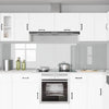 Vidaxxl salpicadero de cocina 2 uds cristal templado transparente 120 x 60 cm