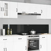 Vidaxxl salpicadero de cocina 2 piezas negro 110 x 40 cm vidrio templado