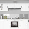Vidaxxl salpicadero de cocina 2 piezas gris claro 120 x 40 cm vidrio templado