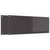 Vidaxl keuken spatscherm 2 pcs donkergrijs 110 x 40 cm gehard glas
