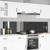 Vidaxxl salpicadero de cocina 2 piezas gris oscuro 110 x 50 cm vidrio templado