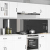 Vidaxxl salpicadero de cocina 2 piezas gris oscuro 110 x 60 cm vidrio templado
