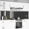 Paraschizzi cucina Vidaxxl 2 pezzi in vetro temperato grigio scuro 120 x 60 cm