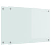 Vidaxl keuken achterwand 2 pcs wit 70 x 50 cm gehard glas