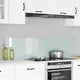 Vidaxl keuken achterwand 2 pcs wit 80 x 40 cm gehard glas