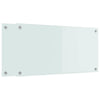 VidaXL pared trasera de cocina 2 piezas blanco 80 x 40 cm vidrio templado