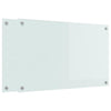 Vidaxl keuken achterwand 2 pcs wit 80 x 50 cm gehard glas