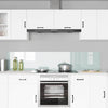 VidaXL pared trasera de cocina 2 piezas blanco 100 x 40 cm vidrio templado
