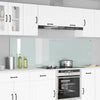VidaXL pared trasera de cocina 2 piezas blanco 100 x 60 cm vidrio templado
