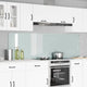 Vidaxl keuken achterwand 2 pcs wit 100 x 60 cm gehard glas