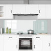 VidaXL pared trasera de cocina 2 piezas blanco 100 x 60 cm vidrio templado