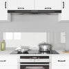 Vidaxl keuken achterwand 2 pcs doorzichtig 70 x 40 cm gehard glas