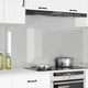VidaXL pared trasera de cocina 2 piezas vidrio templado transparente 70 x 60 cm