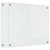 VidaXL pared trasera de cocina 2 piezas vidrio templado transparente 70 x 60 cm