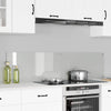 VidaXL pared trasera de cocina 2 piezas vidrio templado transparente 80 x 40 cm