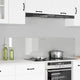 VidaXL pared trasera de cocina 2 piezas vidrio templado transparente 80 x 40 cm