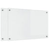 VidaXL pared trasera de cocina 2 piezas vidrio templado transparente 80 x 50 cm