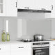 VidaXL pared trasera de cocina 2 piezas vidrio templado transparente 80 x 60 cm