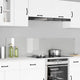 VidaXL pared trasera de cocina 2 piezas vidrio templado transparente 90 x 40 cm
