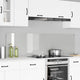 VidaXL pared trasera de cocina 2 piezas vidrio templado transparente 90 x 50 cm