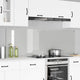 Vidaxxl pared trasera de cocina 2 piezas cristal templado transparente 90 x 60 cm